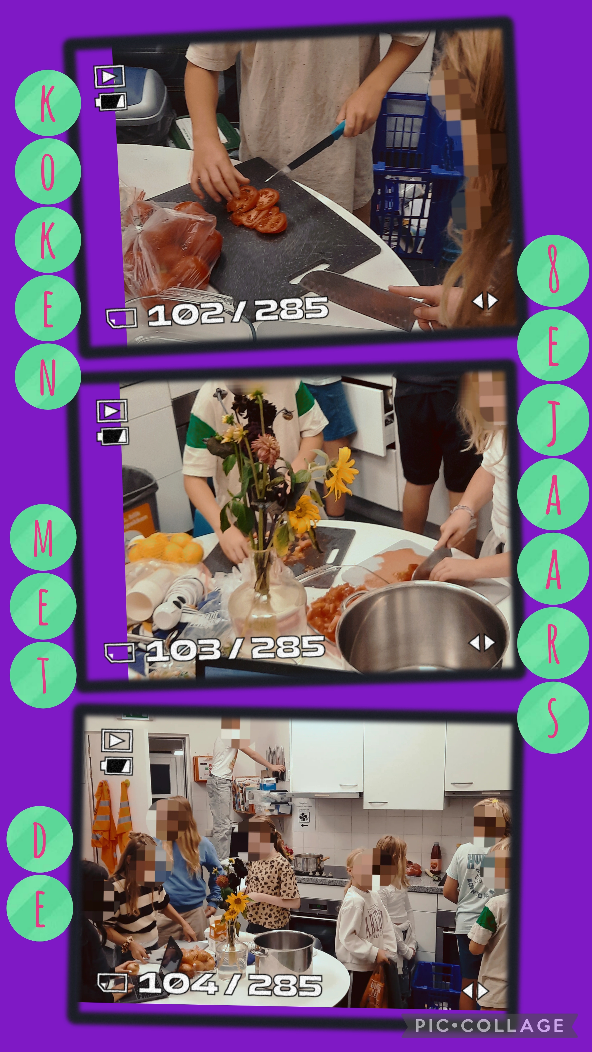 Koken met 8ste jaars