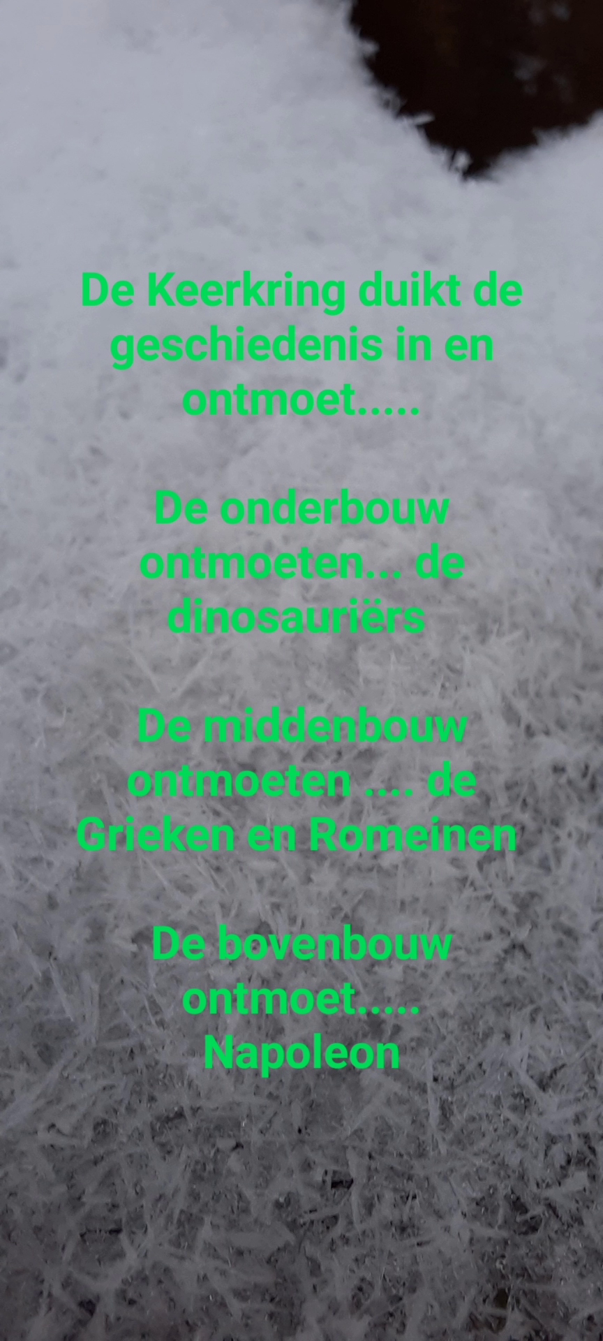 Opening thema' De Keerkring ontmoet....'